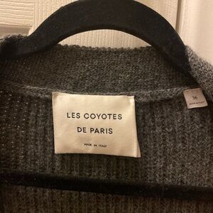 Les Coyotes De Paris Gray Women's Cardigan